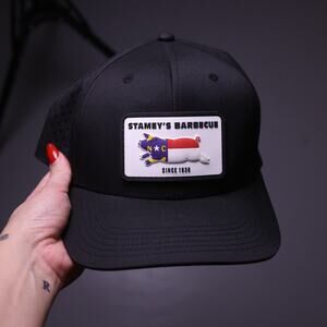 Stamey's BBQ North Carolina Black Hat legacy ball cap